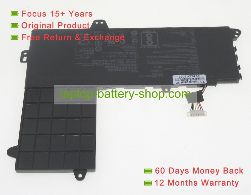 Asus B21N1505, 0B200-01400200 7.6V 4110mAh original batteries - Click Image to Close