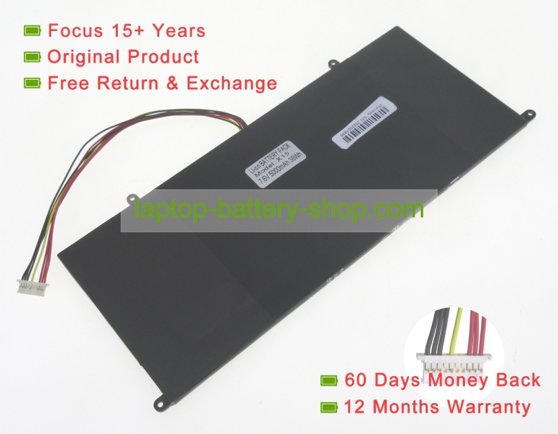 Rtdpart 3592106 7.6V 5000mAh original batteries - Click Image to Close