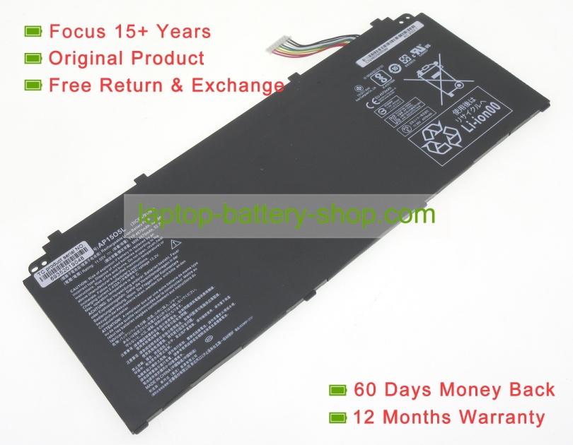 Acer AP15O5L, KT.00305.003 11.55V 4670mAh original batteries - Click Image to Close