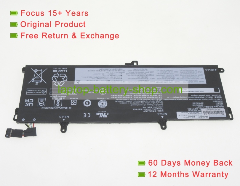 Lenovo L18M3P71, L18L3P71 11.52V 4950mAh original batteries - Click Image to Close