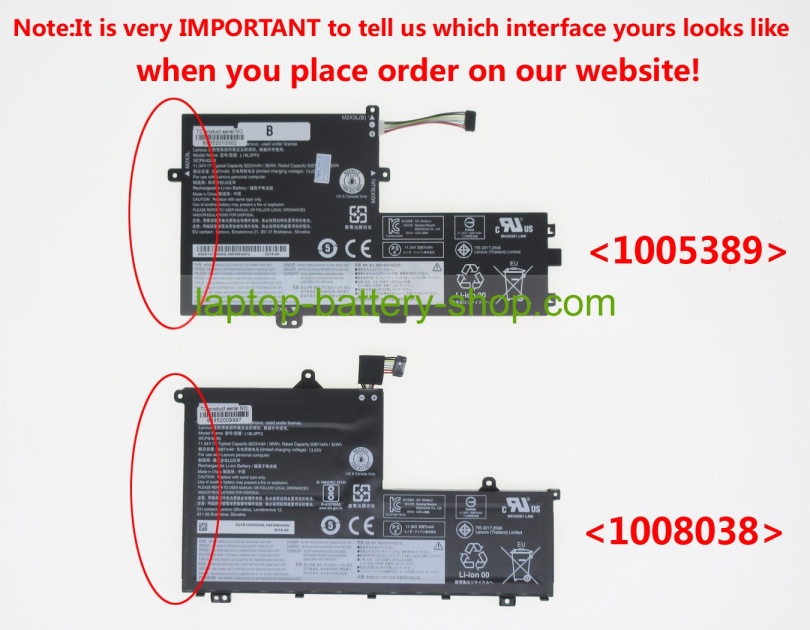 Lenovo 5B10T09093, 3ICP6/42/85 11.34V 3223mAh original batteries - Click Image to Close