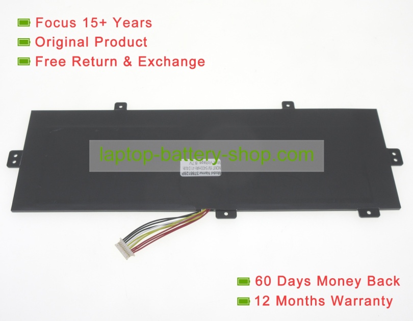 Medion 3786128, 40067936 7.6V 5400mAh original batteries - Click Image to Close