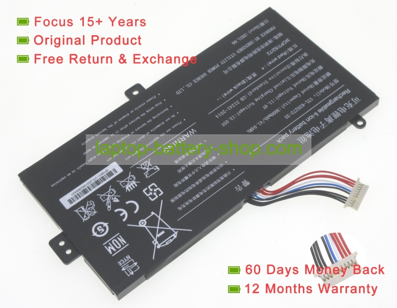 Other UTL-635272-3S 11.4V 3600mAh original batteries - Click Image to Close