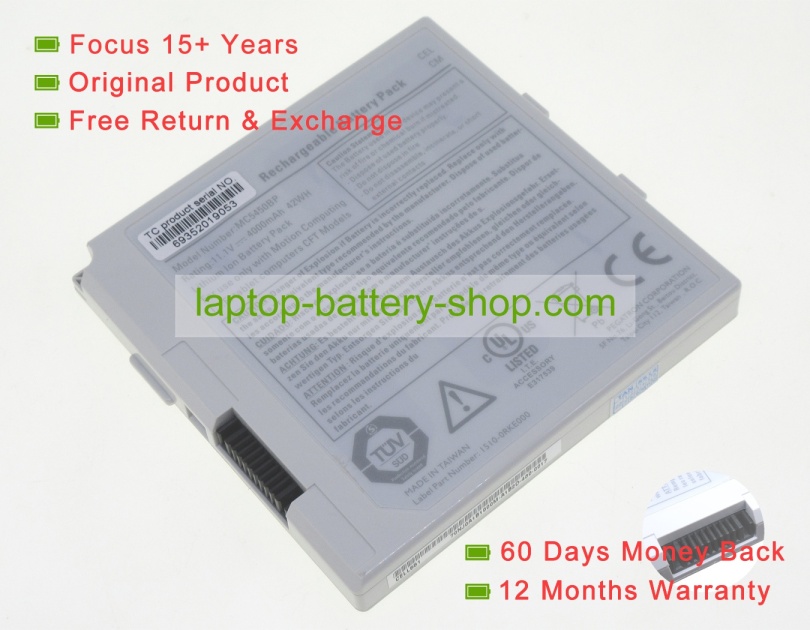 Mobinote MC5450BP, I510-0RKM000 11.4V 4000mAh original batteries - Click Image to Close