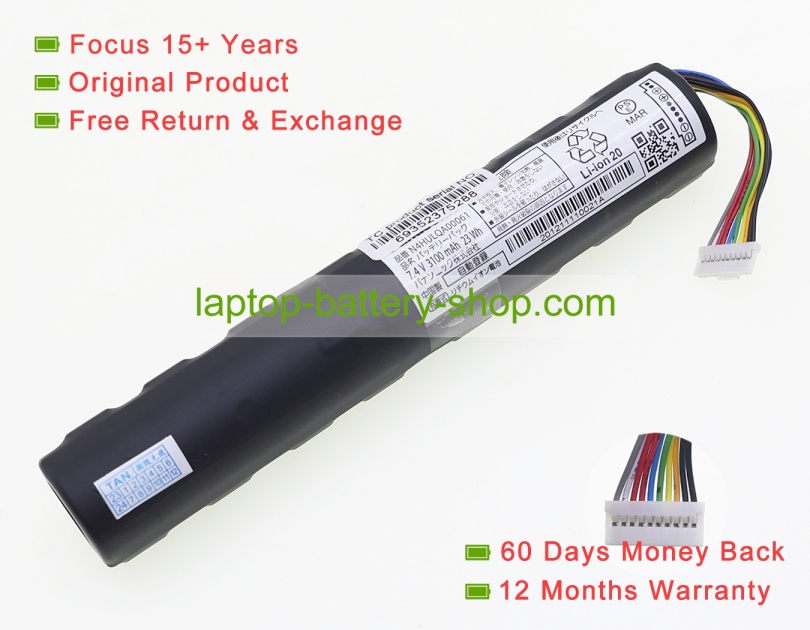 Panasonic N4HULQA00061 7.4V 3100mAh original batteries - Click Image to Close