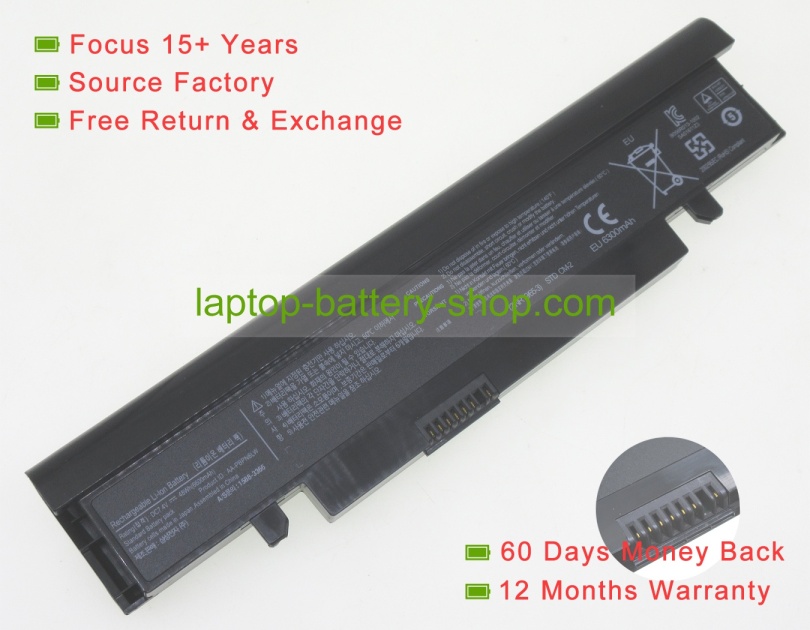 Samsung AA-PBPN6LW, AA-PLPN6LB 7.4V 6600mAh replacement batteries - Click Image to Close