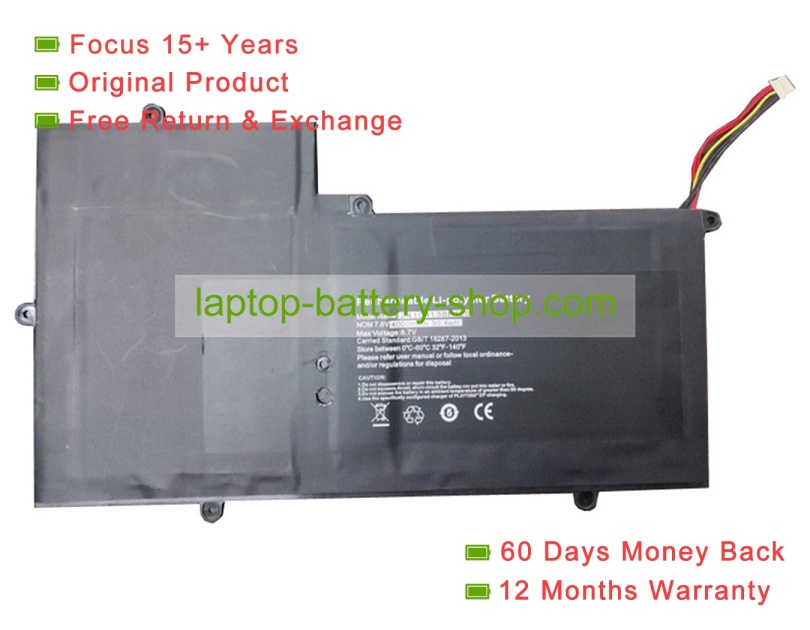 Rtdpart 24104138P 2S, 24104138 7.6V 4000mAh original batteries - Click Image to Close