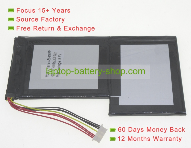Other 4564165 7.6V 4000mAh replacement batteries - Click Image to Close