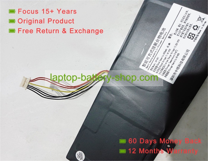 Rtdpart X9-H51 11.4V 4000mAh original batteries - Click Image to Close