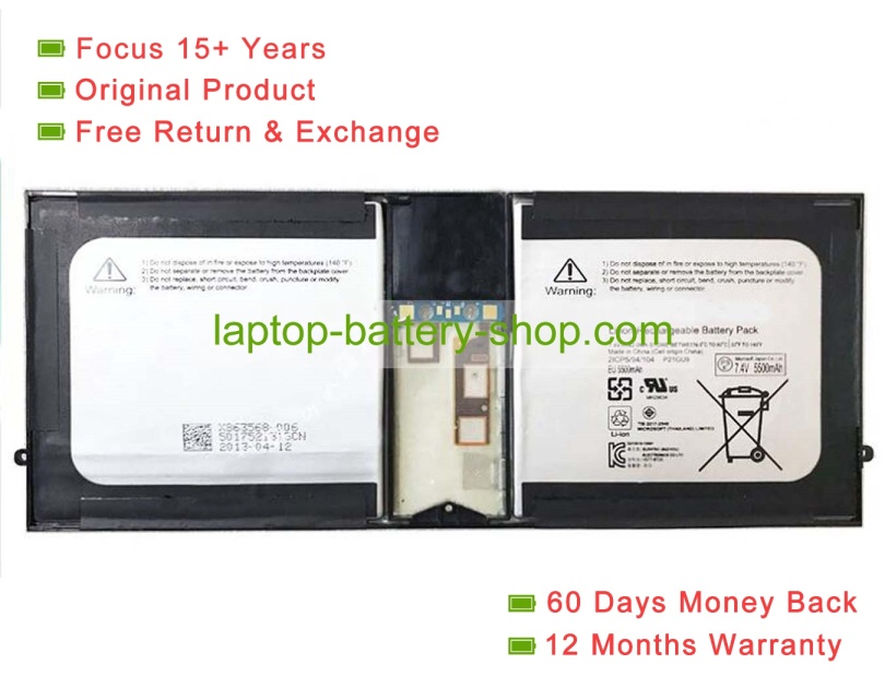 Samsung P21GU9, 2ICP5/94/105 7.4V 5500mAh original batteries - Click Image to Close