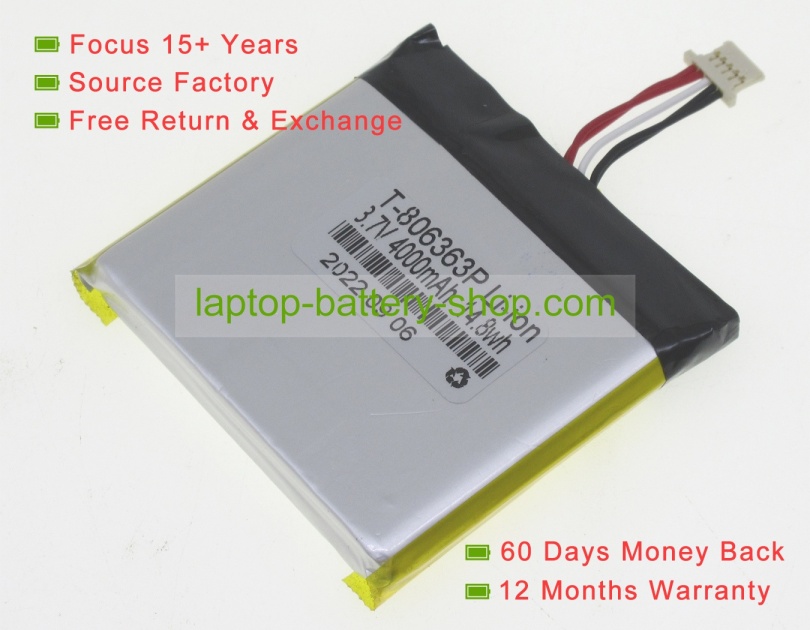 Other 806363 3.7V 4000mAh replacement batteries - Click Image to Close