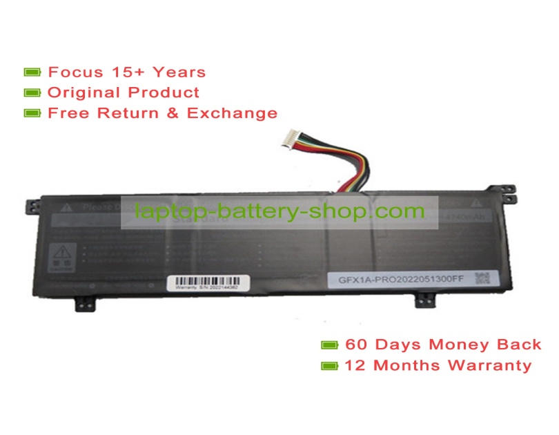 Rtdpart SSBS83 11.61V 4740mAh original batteries - Click Image to Close