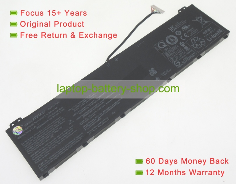 Acer AP21A5T 15.4V 5850mAh original batteries - Click Image to Close