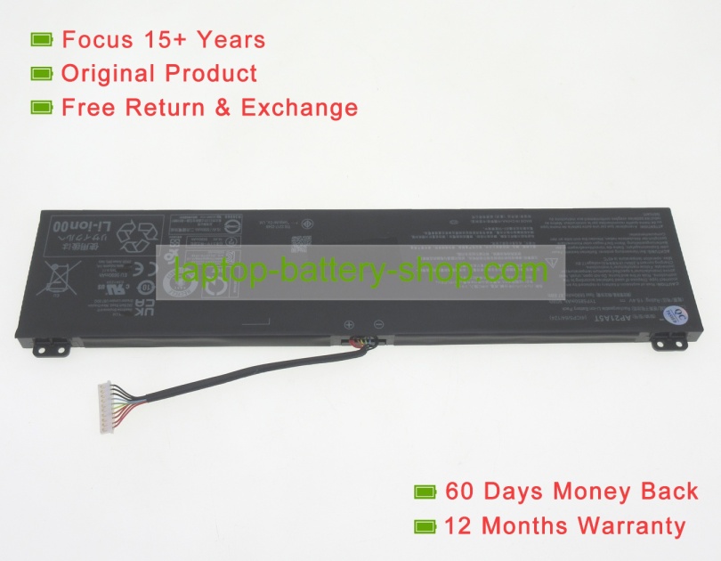 Acer AP21A5T 15.4V 5850mAh original batteries - Click Image to Close