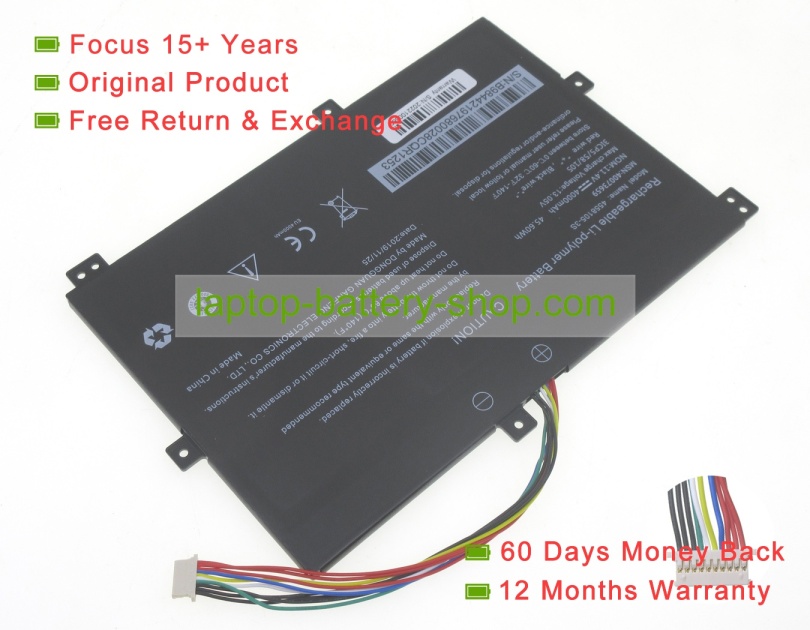 Medion 40073659, 4558105-3S 11.4V 4000mAh original batteries - Click Image to Close