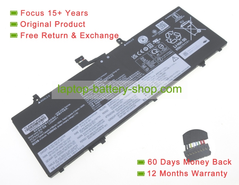 Lenovo L22M4PF1, L22L4PF1 15.52V 4188mAh original batteries - Click Image to Close