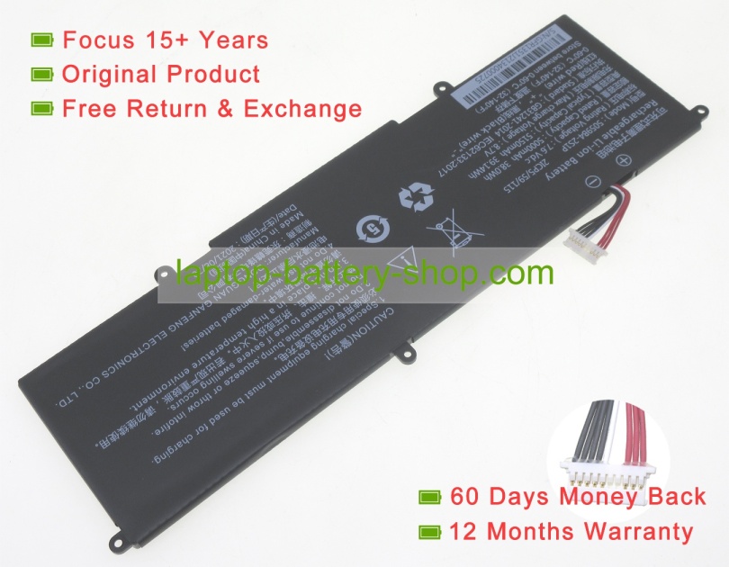 Other 5059B4-2S1P 7.6V 5000mAh original batteries - Click Image to Close