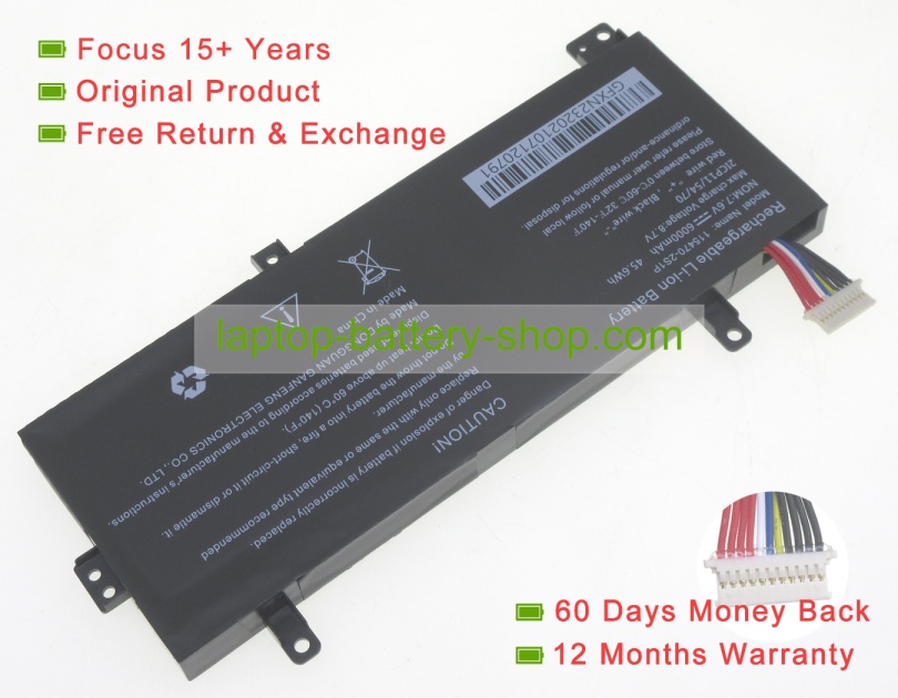 Other 115470-2S1P 7.6V 6000mAh original batteries - Click Image to Close