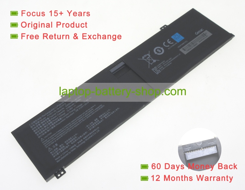 Getac PHID1-00-18-4S1P-0 15.48V 5300mAh original batteries - Click Image to Close