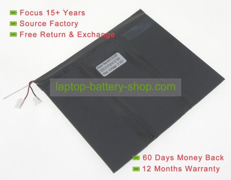 Other 30125145P 3.8V 8100mAh replacement batteries - Click Image to Close