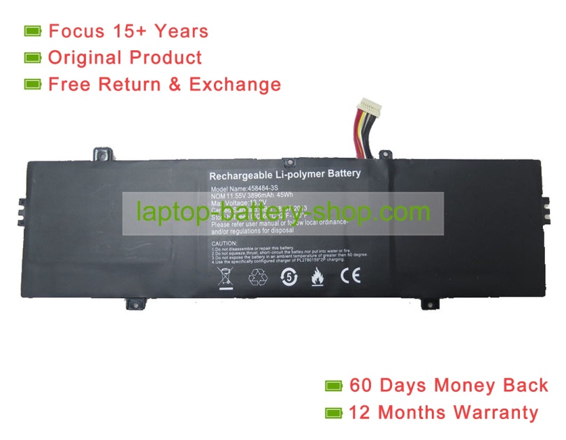 Rtdpart 458484-3S 11.55V 3896mAh original batteries - Click Image to Close