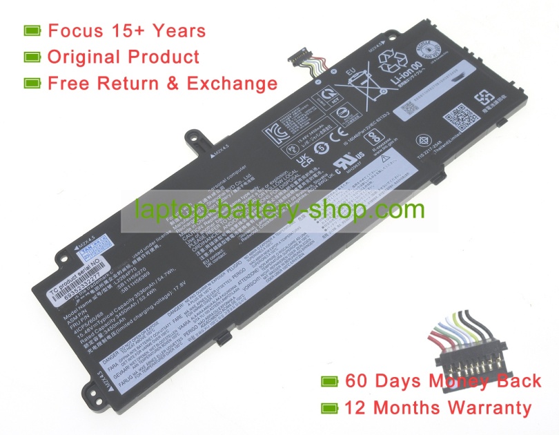 Lenovo L22D4P70, L22C4P70 15.48V 3450mAh original batteries - Click Image to Close