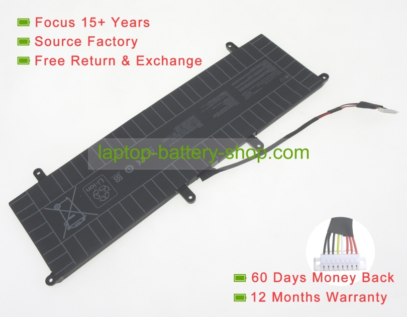 Asus C41N2004, 0B200-03790000 15.4V 4545mAh replacement batteries - Click Image to Close