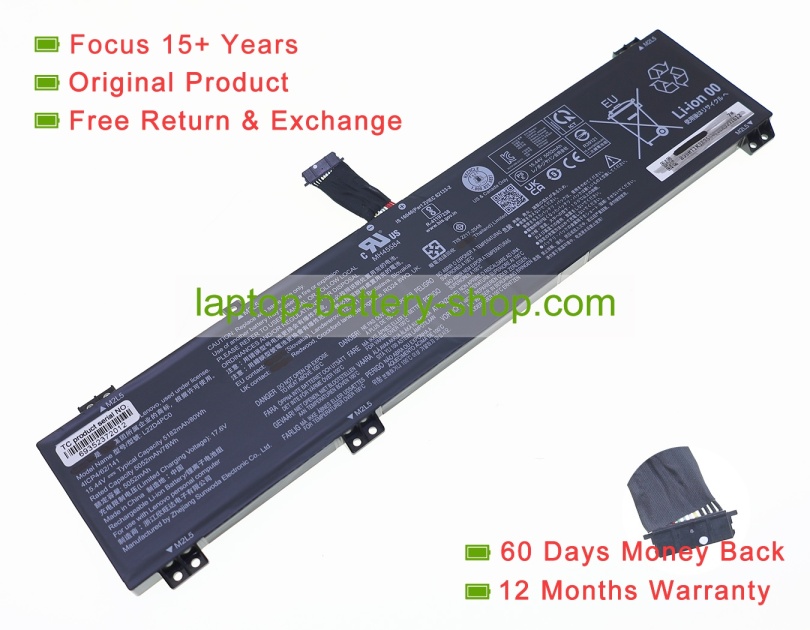 Lenovo SB11K38952, 5B11K38961 15.44V 5182mAh original batteries - Click Image to Close