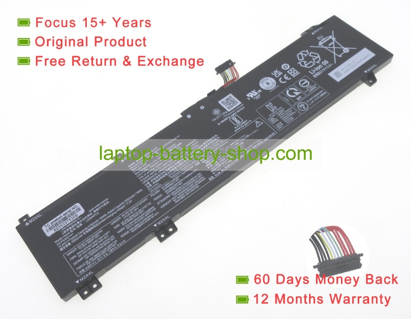 Lenovo 5B11K38743, 5B11K38744 15.44V 5181mAh original batteries - Click Image to Close