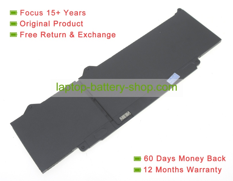 Dell 2X1V9, DR02P 11.4V 4737mAh original batteries - Click Image to Close