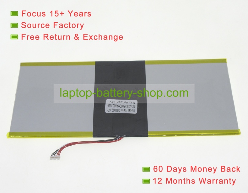 Onda 35100220, OI111 3.8V 8000mAh replacement batteries - Click Image to Close