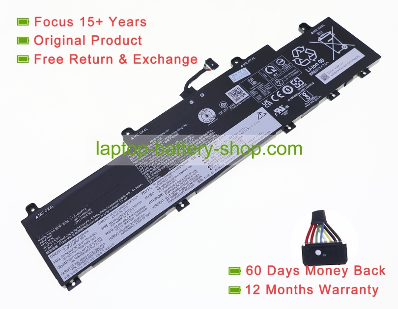 Lenovo 5B11M90009, 5B11M90012 11.64V 5413mAh original batteries - Click Image to Close
