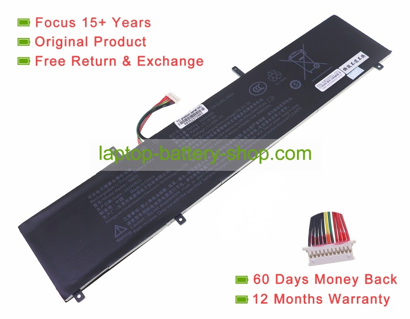 Other 20220606, JH56 11.55V 4800mAh original batteries - Click Image to Close