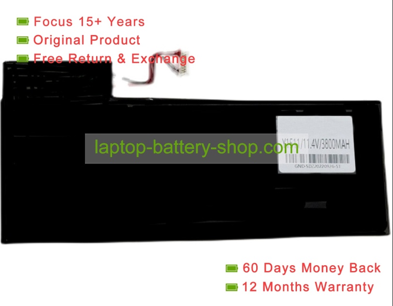 Other Y1511 11.4V 3800mAh original batteries - Click Image to Close