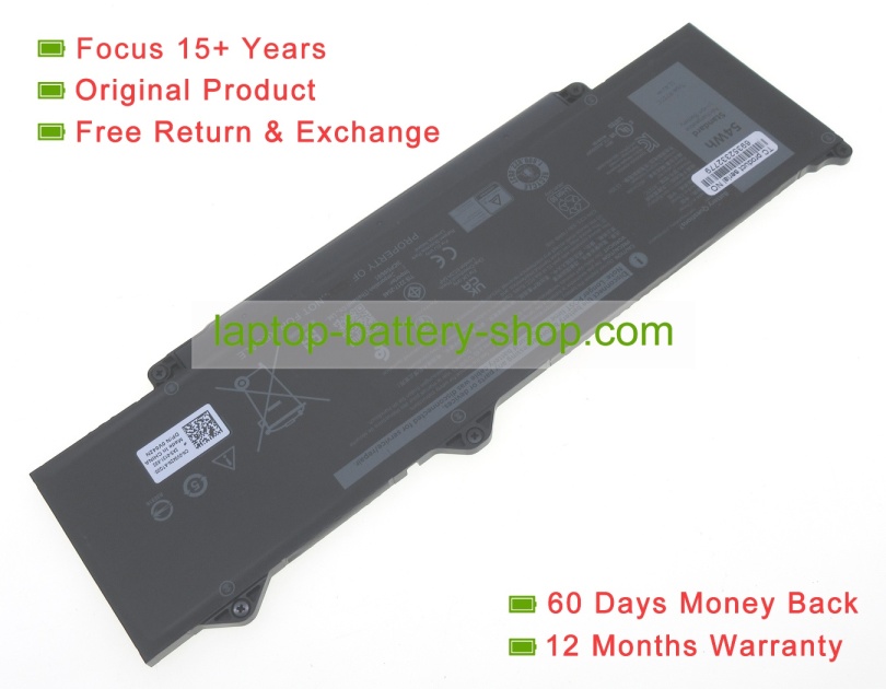 Dell R73TC, KDM9P 11.4V 4623mAh original batteries - Click Image to Close