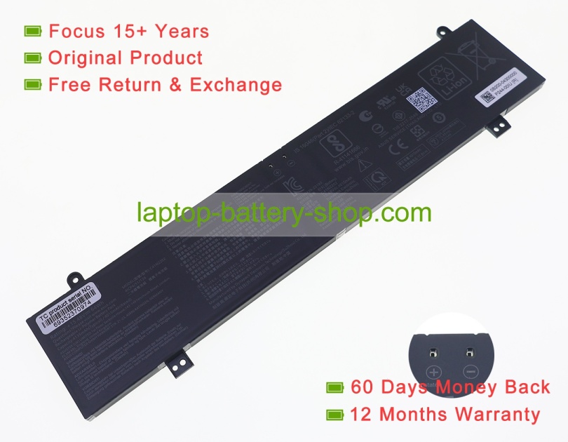 Asus C41N2202, 0B200-04300000 15.48V 4134mAh original batteries - Click Image to Close