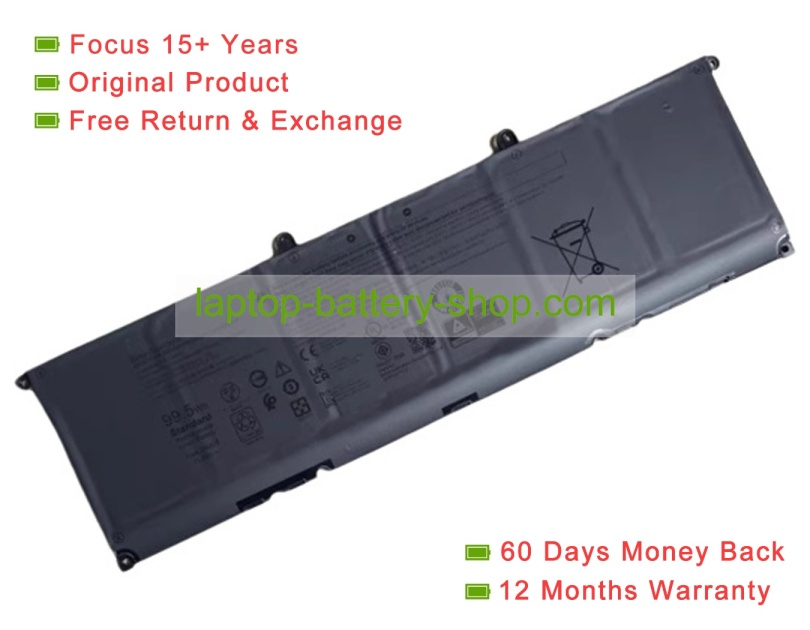 Dell 2M0C5, JXM4G 11.55V 8399mAh original batteries - Click Image to Close