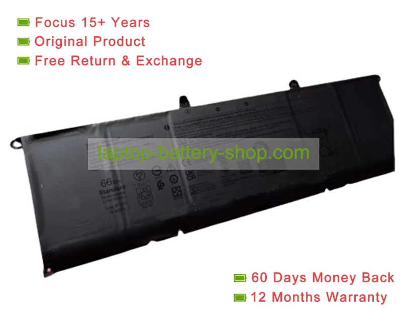 Dell 9FTVV, F5HR2 15.4V 4182mAh original batteries - Click Image to Close