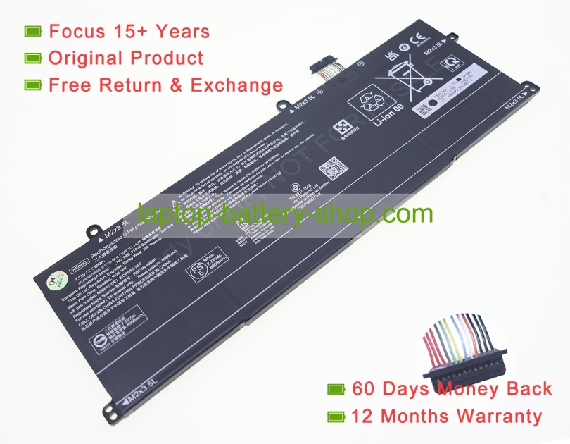 Hp WE04XL, N39817-CF1 7.72V 8368mAh original batteries - Click Image to Close