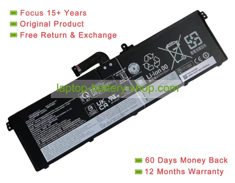 Lenovo L23X4PF3, L23B4PF3 15.56V 4822mAh original batteries - Click Image to Close