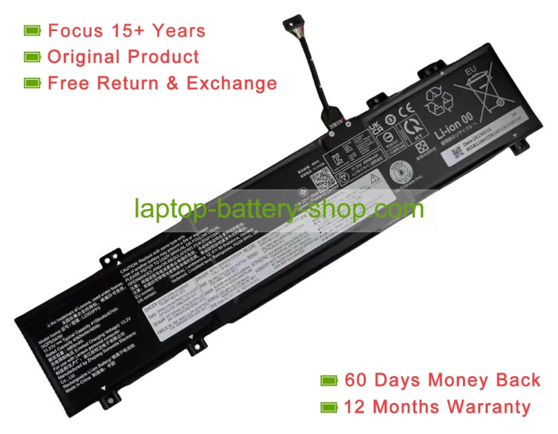 Lenovo L23D3PF0, L23C3PF0 11.31V 4156mAh original batteries - Click Image to Close
