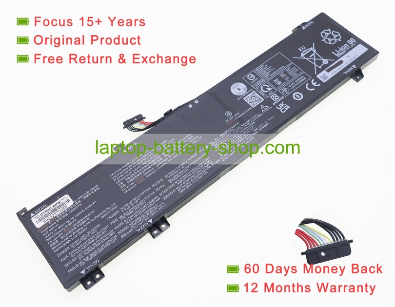 Lenovo L23D4PK5, L23C4PK5 15.44V 5182mAh original batteries - Click Image to Close