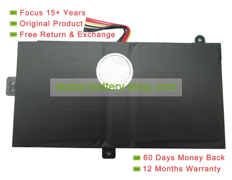 Rtdpart U627872PV-2S1P 7.6V 5000mAh original batteries - Click Image to Close