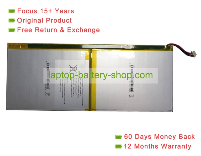 Rtdpart 2811288 3.7V 7000mAh original batteries - Click Image to Close