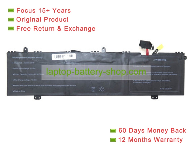 Rtdpart 459060-3S1P 11.4V 3400mAh original batteries - Click Image to Close