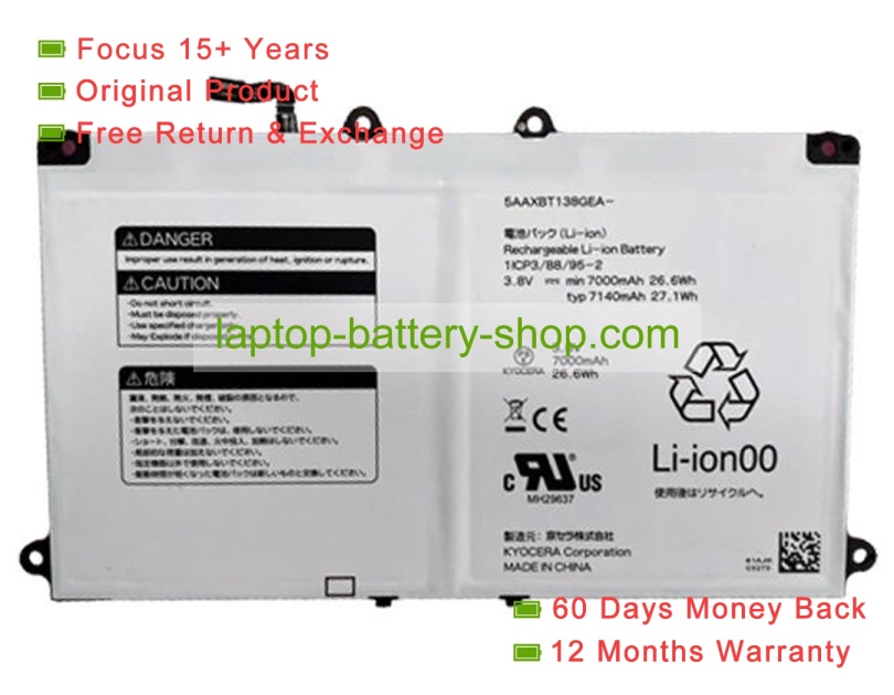 Samsung 5AAXBT138GEA- 3.8V 7000mAh original batteries - Click Image to Close