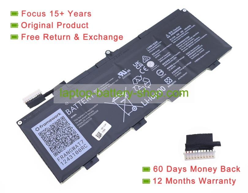 Framework FRANGWAT9, 13084003X 15.48V 3962mAh original batteries - Click Image to Close