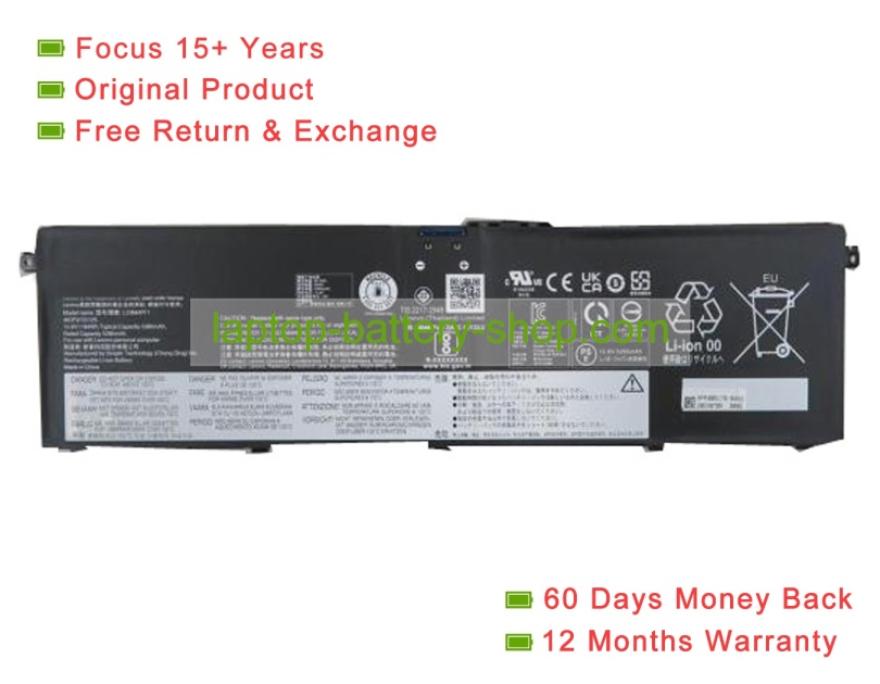 Lenovo 5B11M63872, L23M4PF1 15.6V 5385mAh original batteries - Click Image to Close