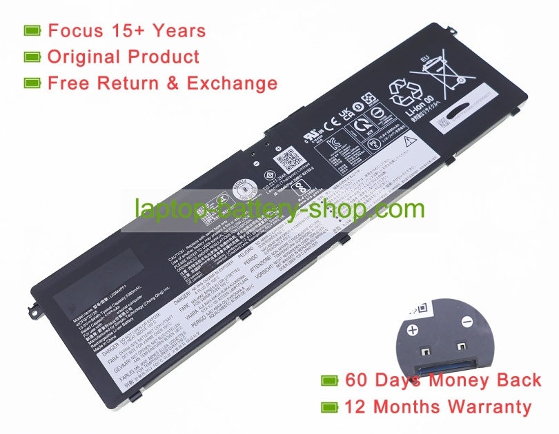 Lenovo 5B11M63872, L23M4PF1 15.6V 5385mAh original batteries - Click Image to Close