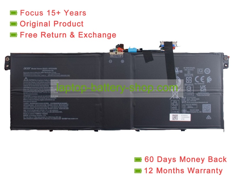 Acer AP22A8N 15.52V 4189mAh original batteries - Click Image to Close
